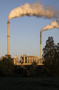 Hornitex chimneys in Horn