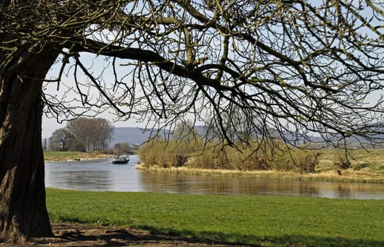 Weser landscape in Rumbeck