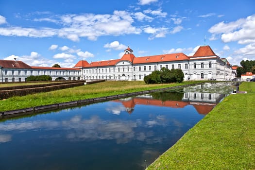 park in nymphenburg castle, munich