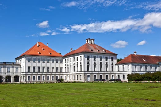 park in nymphenburg castle, munich