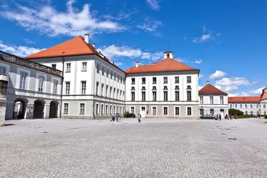 park in nymphenburg castle, munich