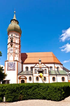 famous cloister of Andechs with brewery in Bavaria