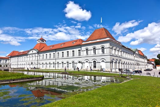 park in nymphenburg castle, munich