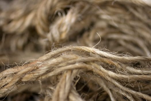Photo of hemp old rope
