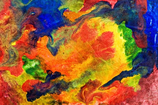 abstract colorful background . painted with various watercolors