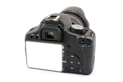 Display on camera, isolated on white background