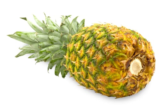 fresh pineapple isolated on a white background