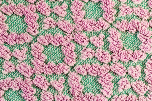 close up of the surface of a towel
