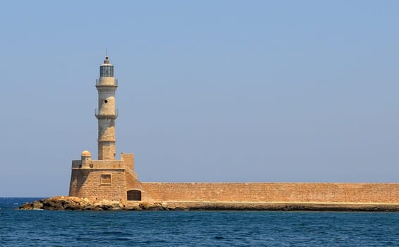 Lighthouse of Chania in Crete