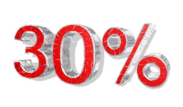 a  sign advertising for sale with discount