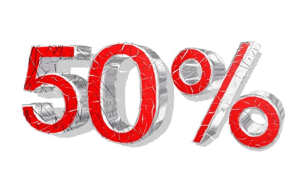 a  sign advertising for sale with discount