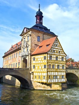 town-hall of the old town of Bamberg, Germany