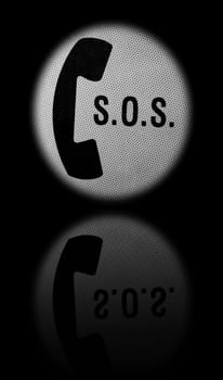 The symbol for emergency calls