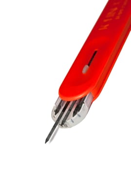 Lead pencil on white background