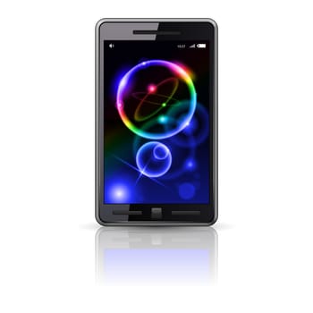 Mobile phone modern original design, vector