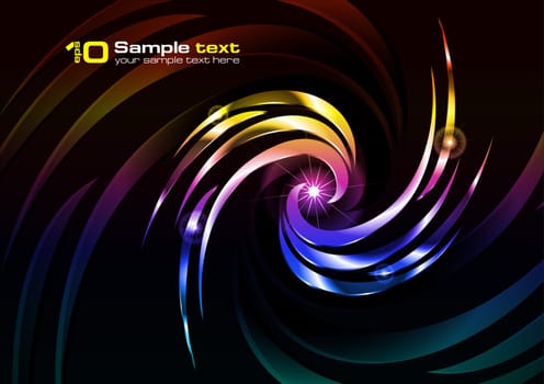 Abstract vector eps10 glowing background. For your design.