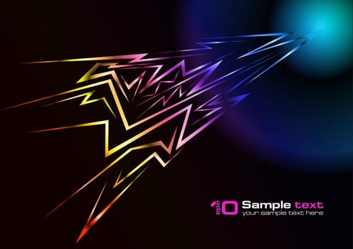 Abstract vector eps10 glowing background. For your design.