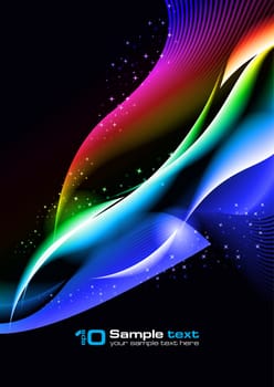 Abstract vector eps10 glowing background. For your design.