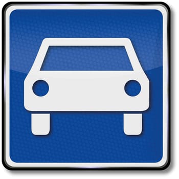 Traffic sign motor road