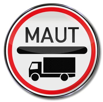 Traffic Sign Truck Toll