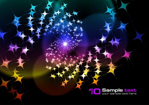 Abstract vector eps10 glowing background. For your design.