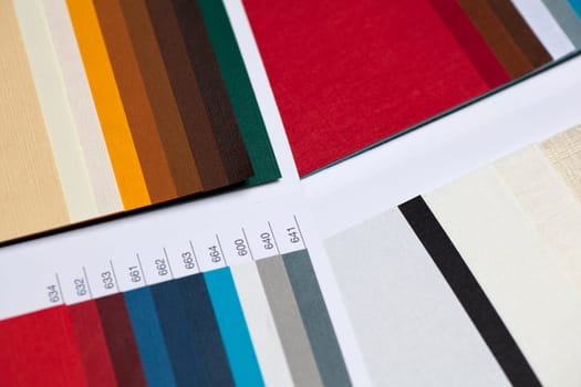 Color guide to match colors for printing