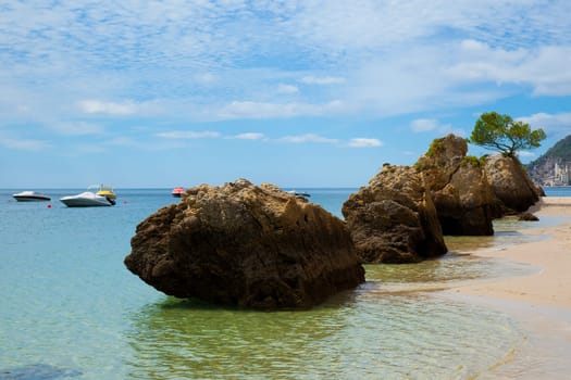 Beautiful beach of Setubal in Portugal