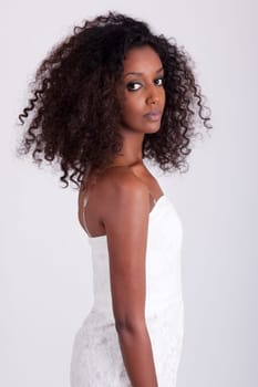 Portrait of a young beautiful African American woman