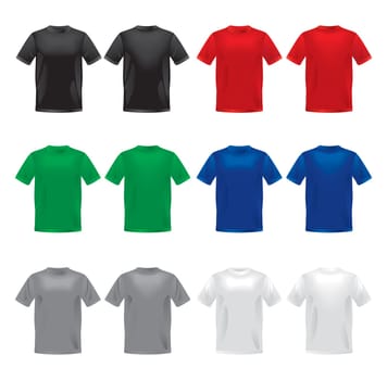 Color Shirts - Vector Illustration - Eps