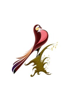 Isolated clip-art cartoon illustration for yours design, postcard, album, cover, scrapbook, etc.