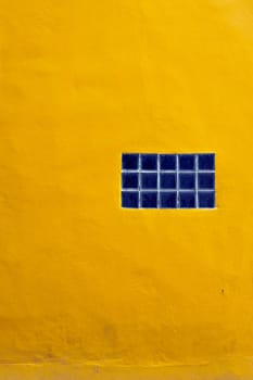 The Background from high detailed yellow stone wall