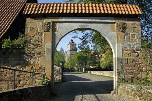 Gate passage at Brake Castle