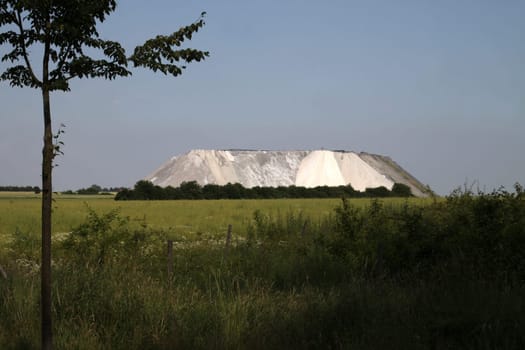 Potash dump