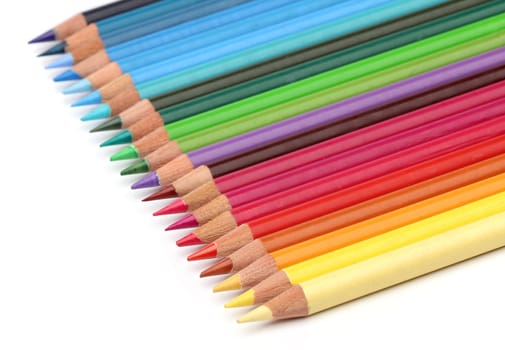 Group of color pencils