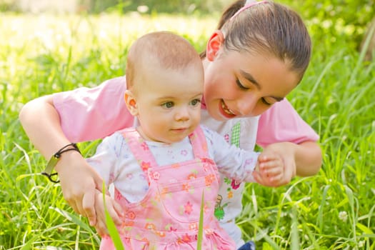 help to walking a baby girl
