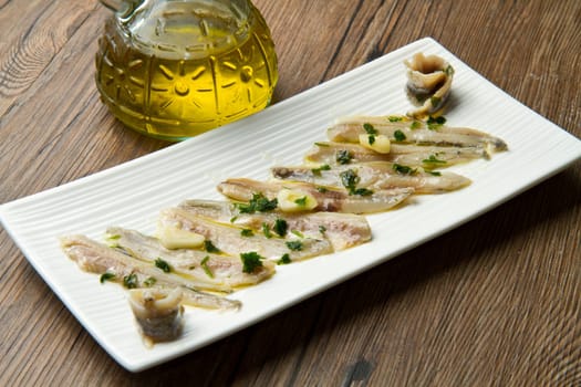 marinated anchovies