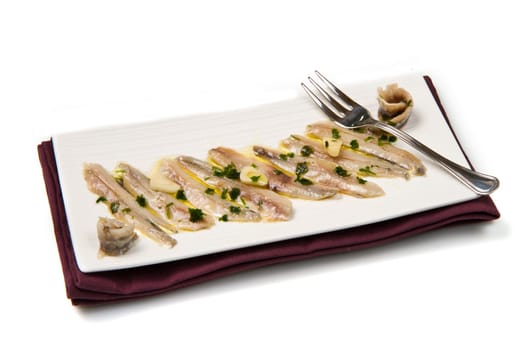 marinated anchovies