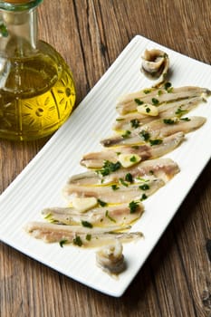 marinated anchovies
