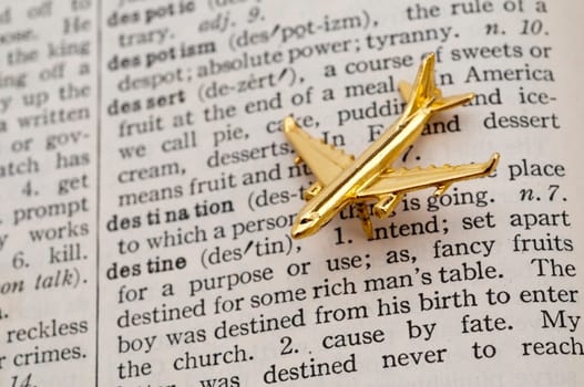 Plane Over Definition of Destination