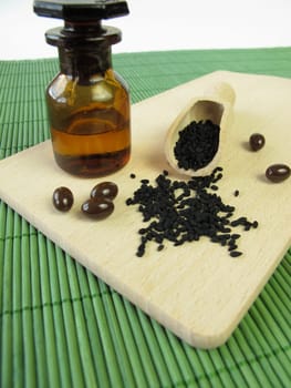Black cumin and black cumin oil capsules