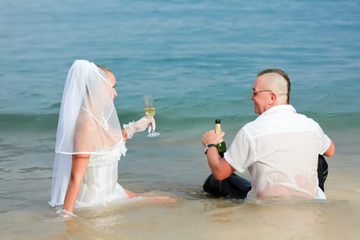 Wedding on the tropical beach