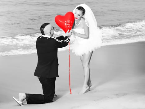 Wedding on the tropical beach