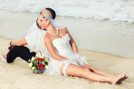 Wedding on the tropical beach