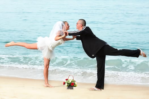 Wedding on the tropical beach