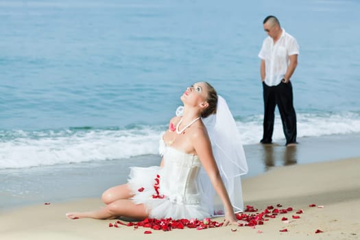 Wedding on the tropical beach