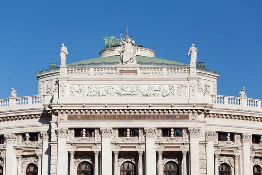 Burgtheater Vienna,landmark and historic building on the Ring Strasse