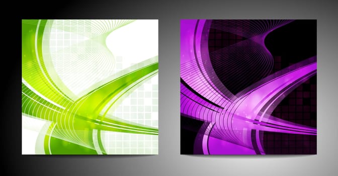 Abstract wavy design. Vector illustration eps 10