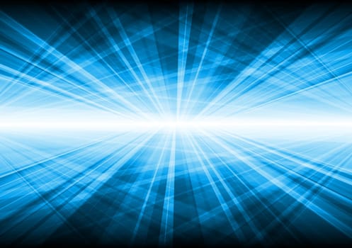 Blue abstract design. Vector illustration eps 10