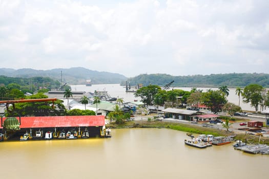Panama Canal, dredging area