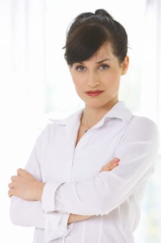 Portrait of Beautiful business woman in her office
